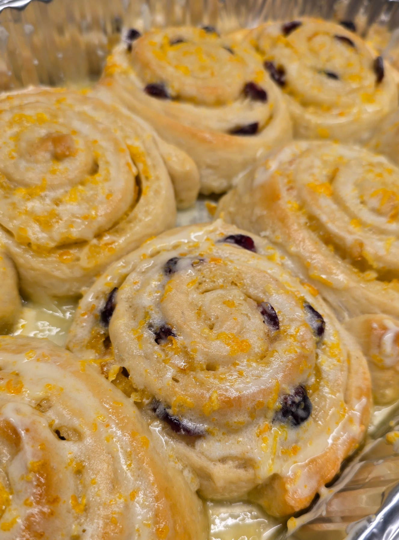 Orange Sweet Rolls Half Dozen