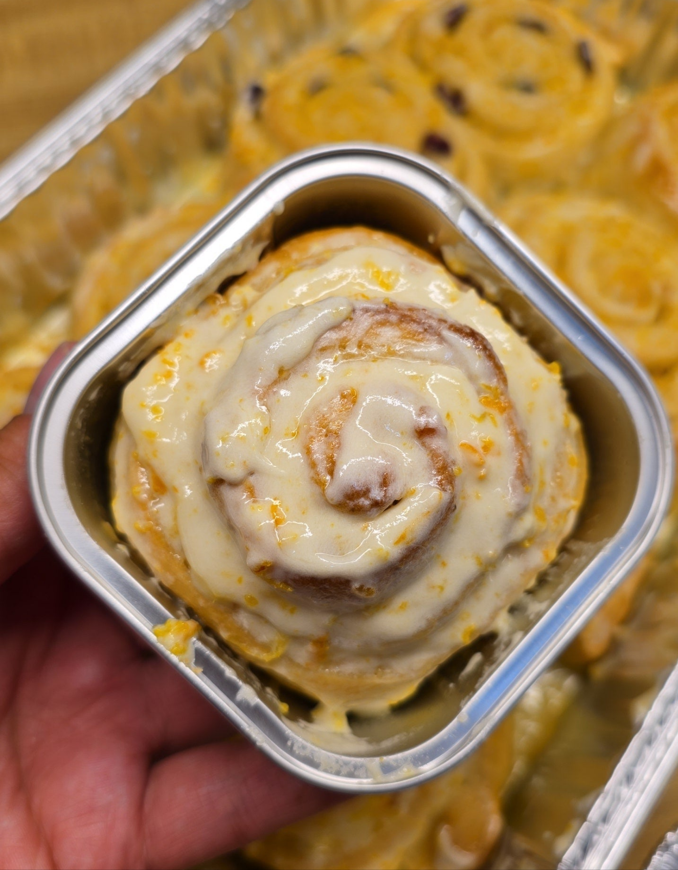Orange Sweet Rolls Half Dozen