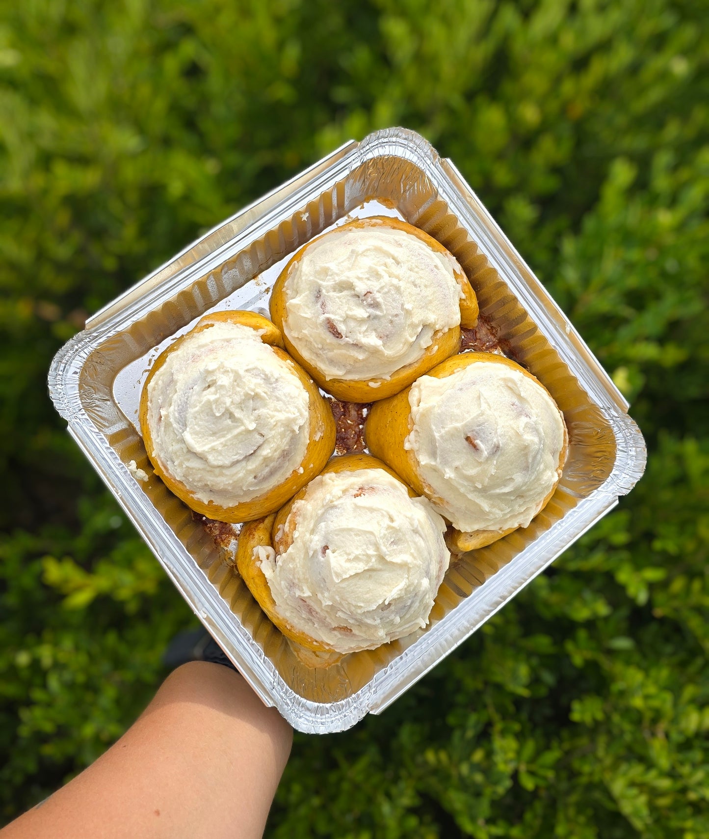 Pumpkin cinnamon rolls (half dozen)