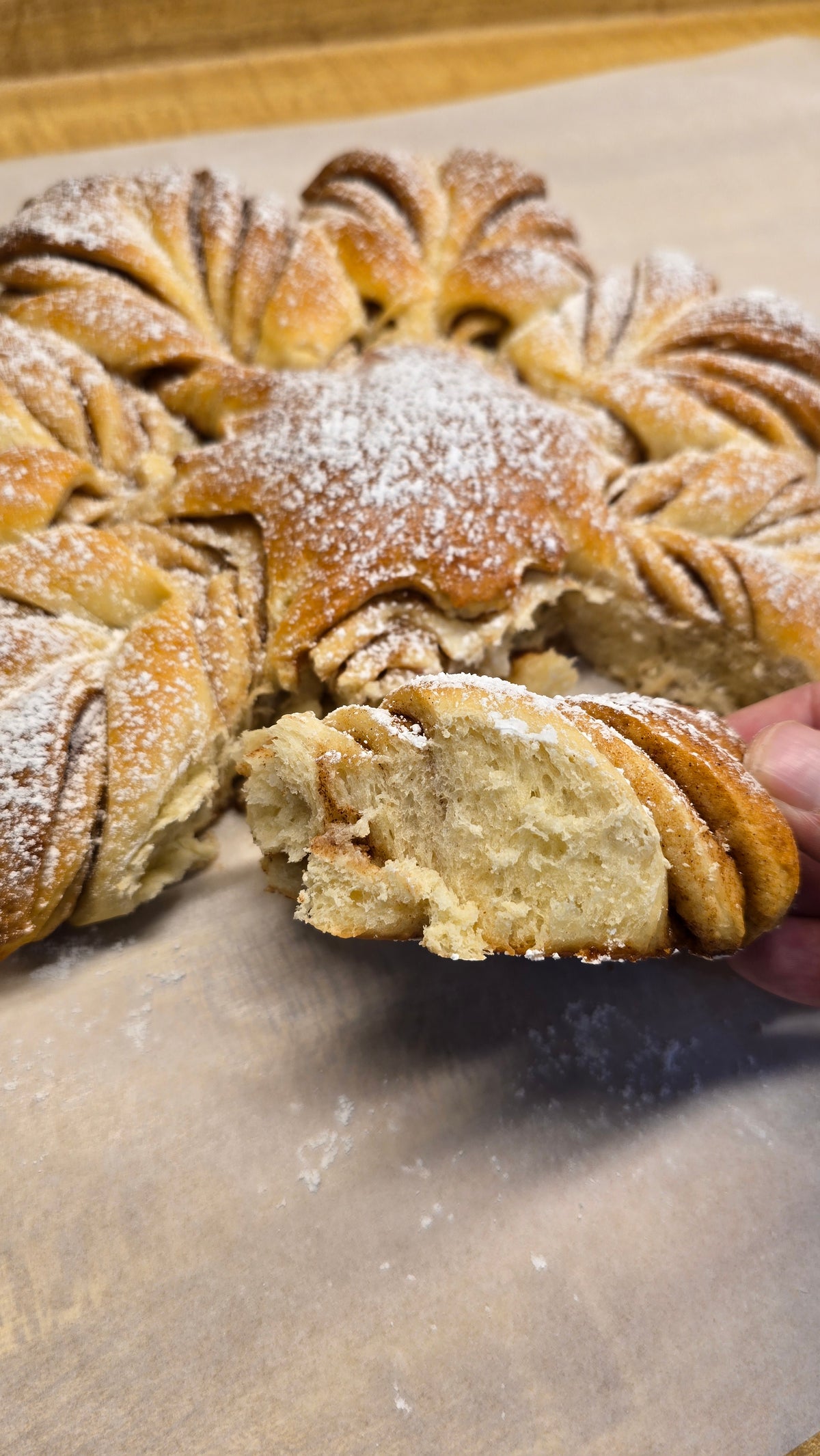 Cinnamon Star Bread/Pumpkin Star Bread